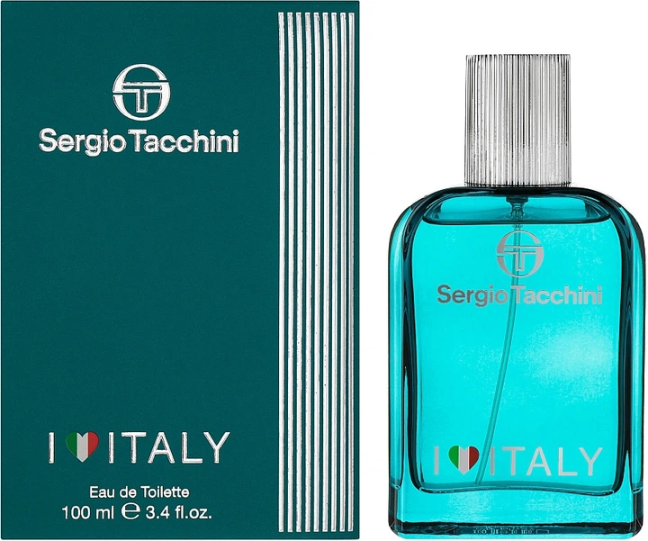 Sergio Tacchini Туалетная вода мужская I Love Italy For Man, 100 мл
